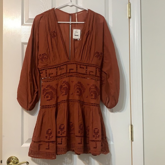 SOLD Free People Tea Time Mini Dress - Picture 9 of 12